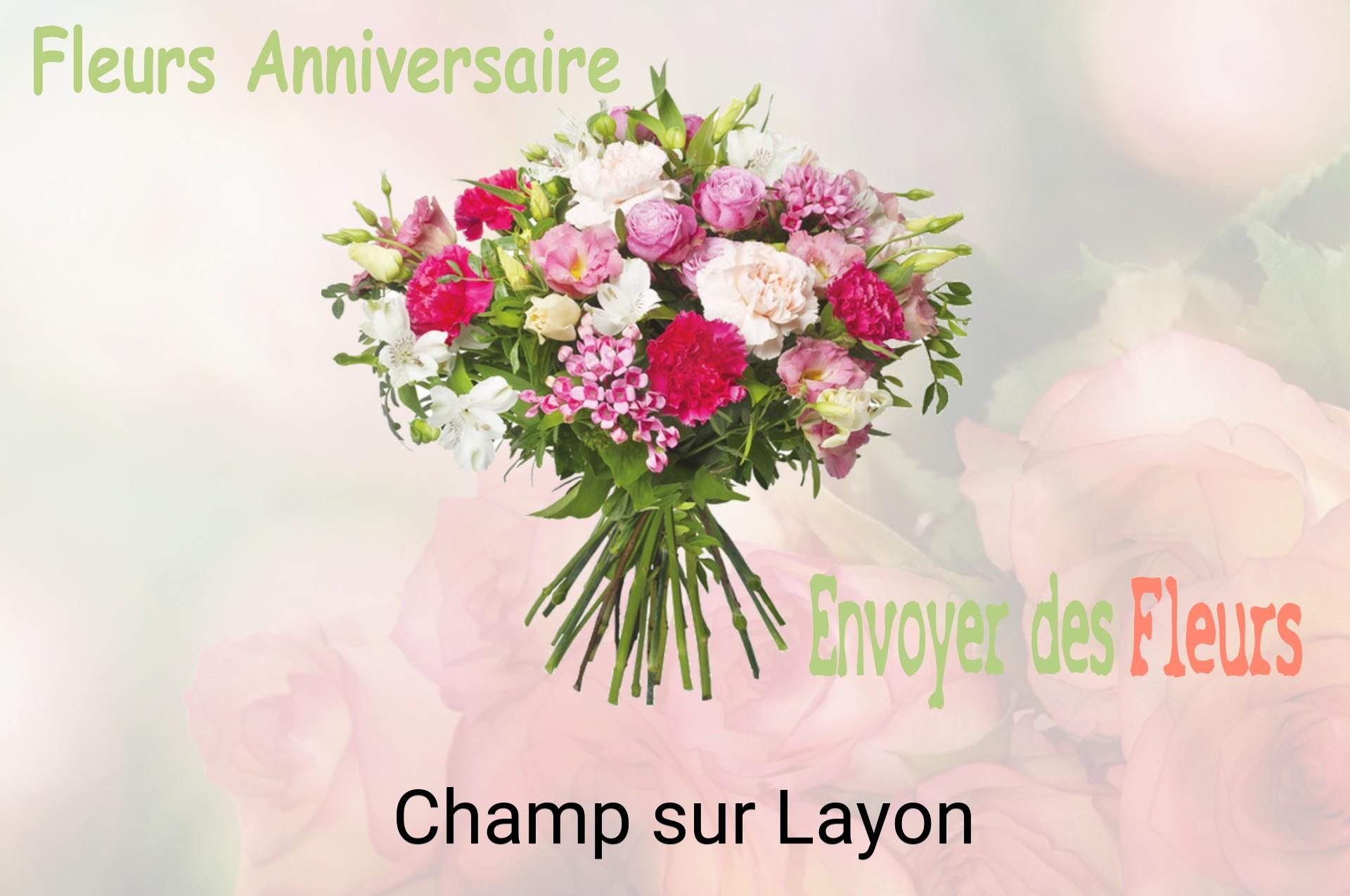 Bouquet de fleurs d’anniversaire livré à Champ-sur-Layon