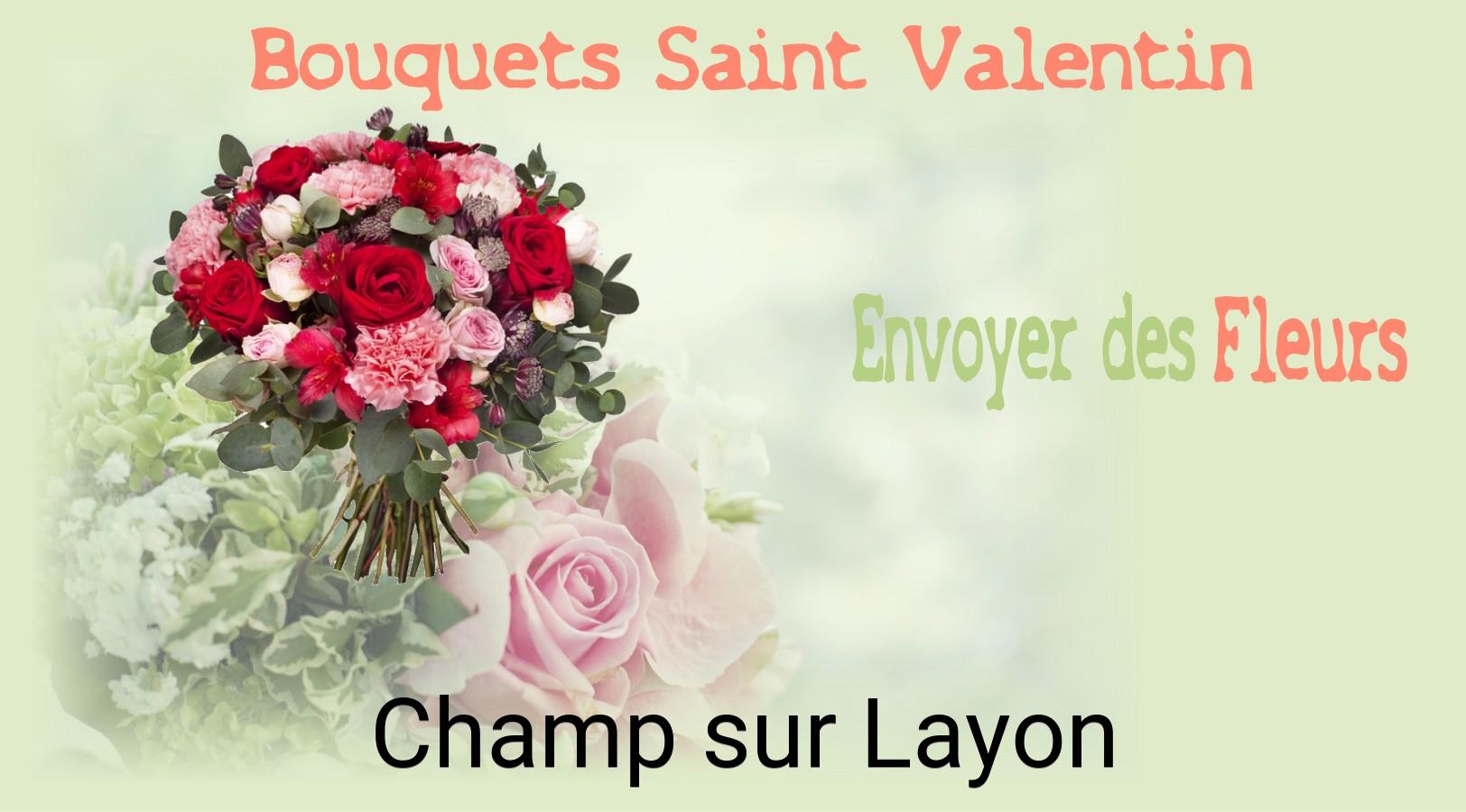 Roses de Saint-Valentin livrées à Champ-sur-Layon